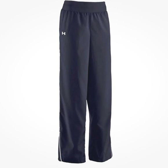 Under Armour Pants - Under Armours track Pants, Medium, Navy